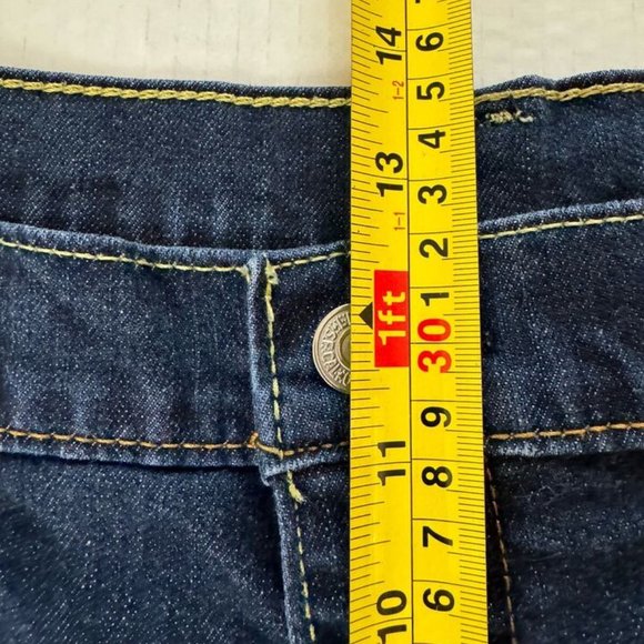 Levis 541 Dark Wash Red Tab Denim Jean Shorts Men's Size 40 - Picture 5 of 5